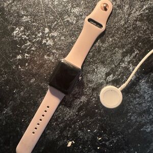 Apple Watch Series 3 with Pink Band